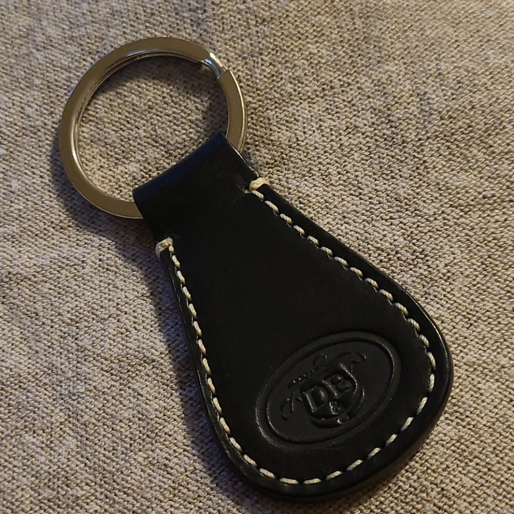 Dooney & Bourke Florentine Leather Key Ring